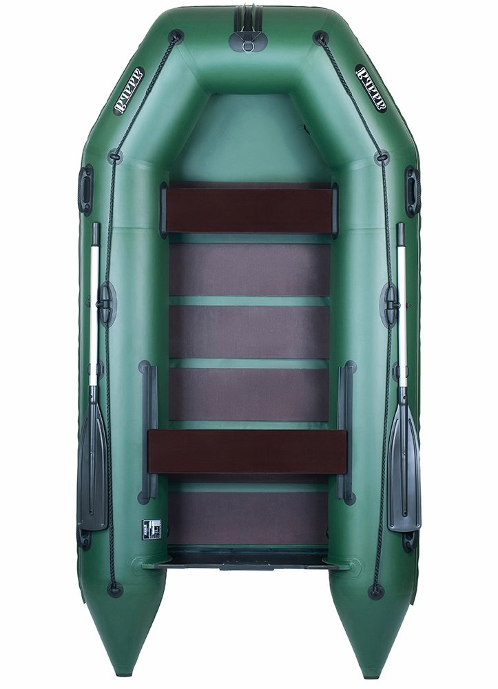 Моторний надувний човен Ладья ЛТ-310МЕ зі сланевим килимком