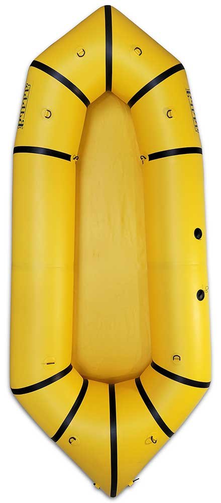 Надувной пакрафт Ладья ЛП-245 Каяк Базовый желтый с черным