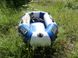 Надувная лодка плотик Ладья ЛТ-120 бело-синяя