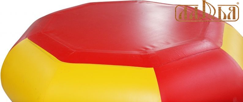 Тюбінг санки ватрушка для снігу жовто-червоний ЛСТ-9004