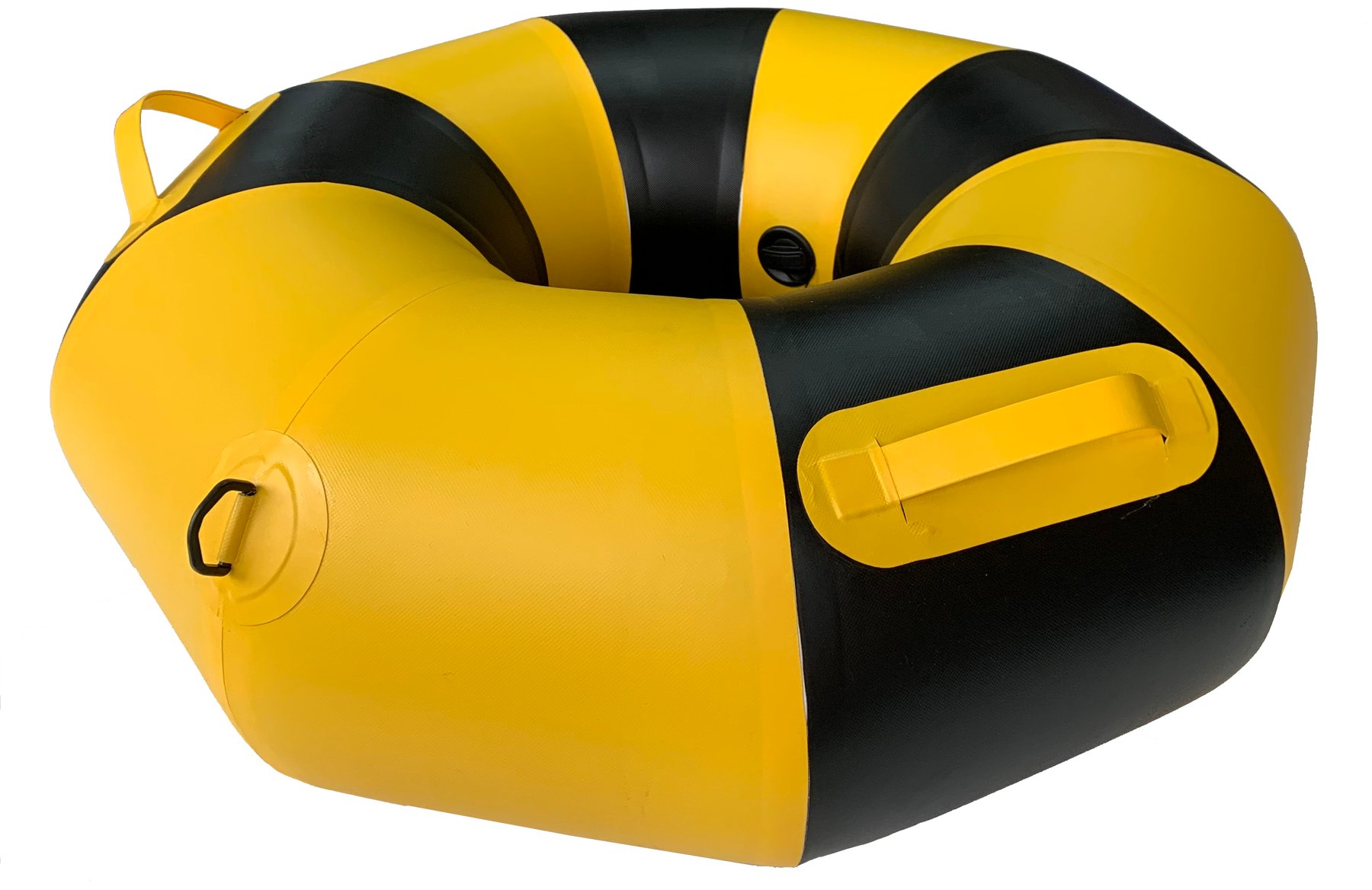 Тюбінг санки ватрушка для снігу желто-черный ЛСТ-9007