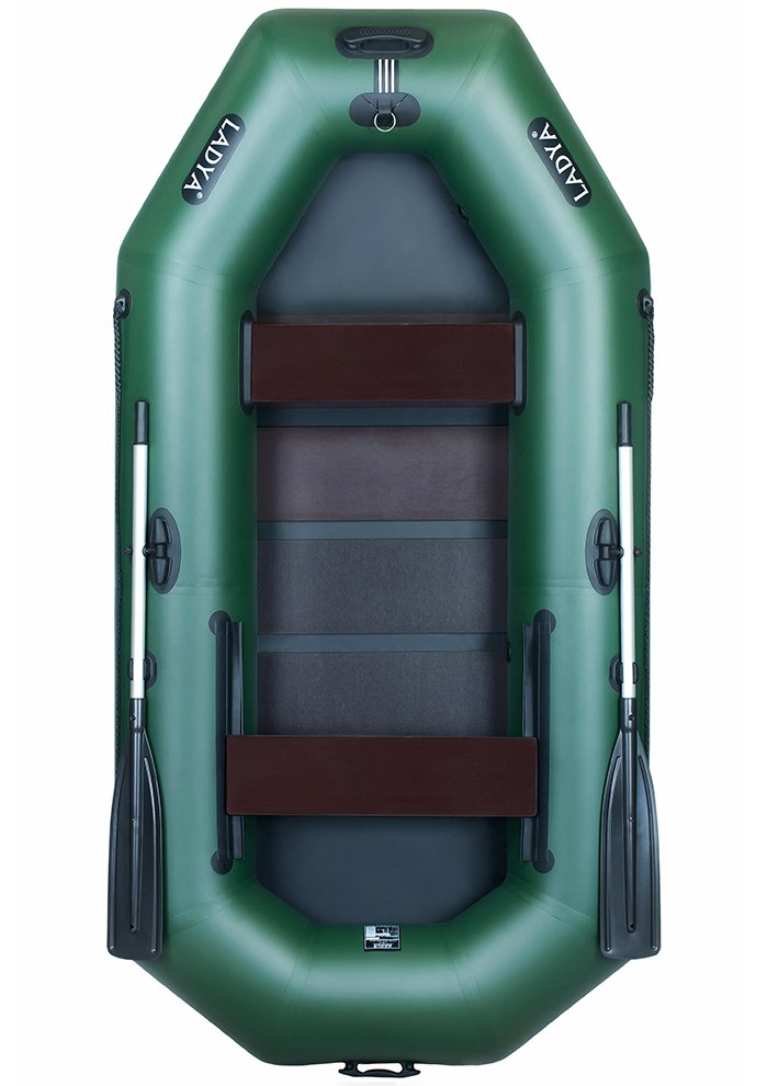 Надувний човен Ладья ЛТ-270ЕСБ зі сланевим килимком