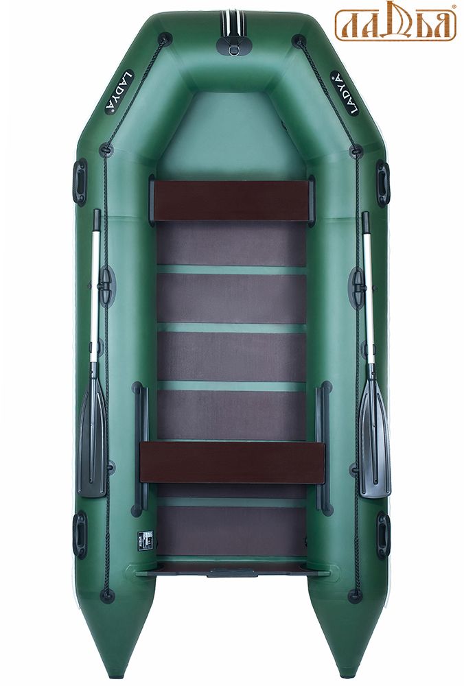 Моторная надувная лодка Ладья ЛТ-330МЕ со слань-ковриком