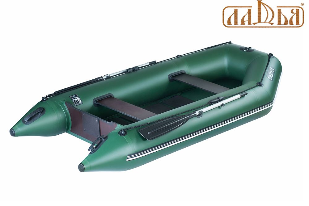 Моторний надувний човен Ладья ЛТ-290М зі сланевим килимком