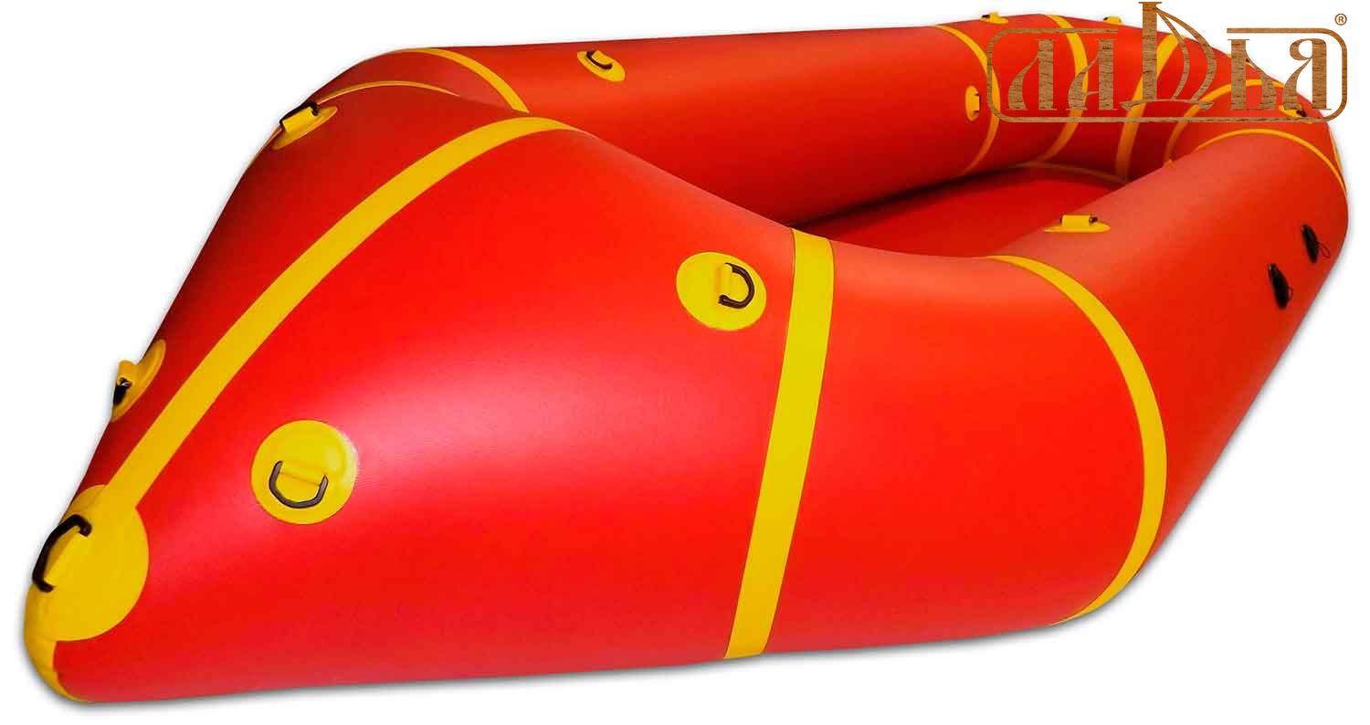 Надувной пакрафт Ладья ЛП-270 Каяк Базовый красный